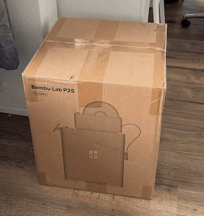 Box for the Bambu Lab printer used in the BajkBuddy workspace